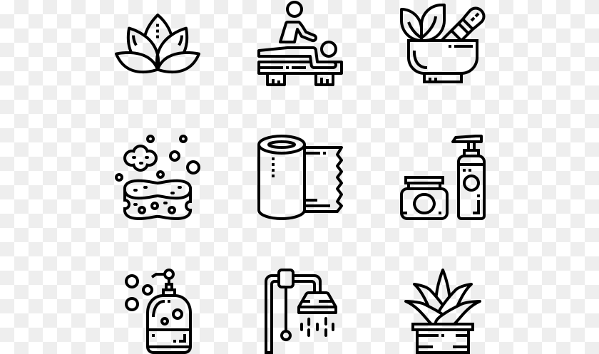 521x497 Massage And Spa Manufacturing Icon Free, Gray Clipart PNG