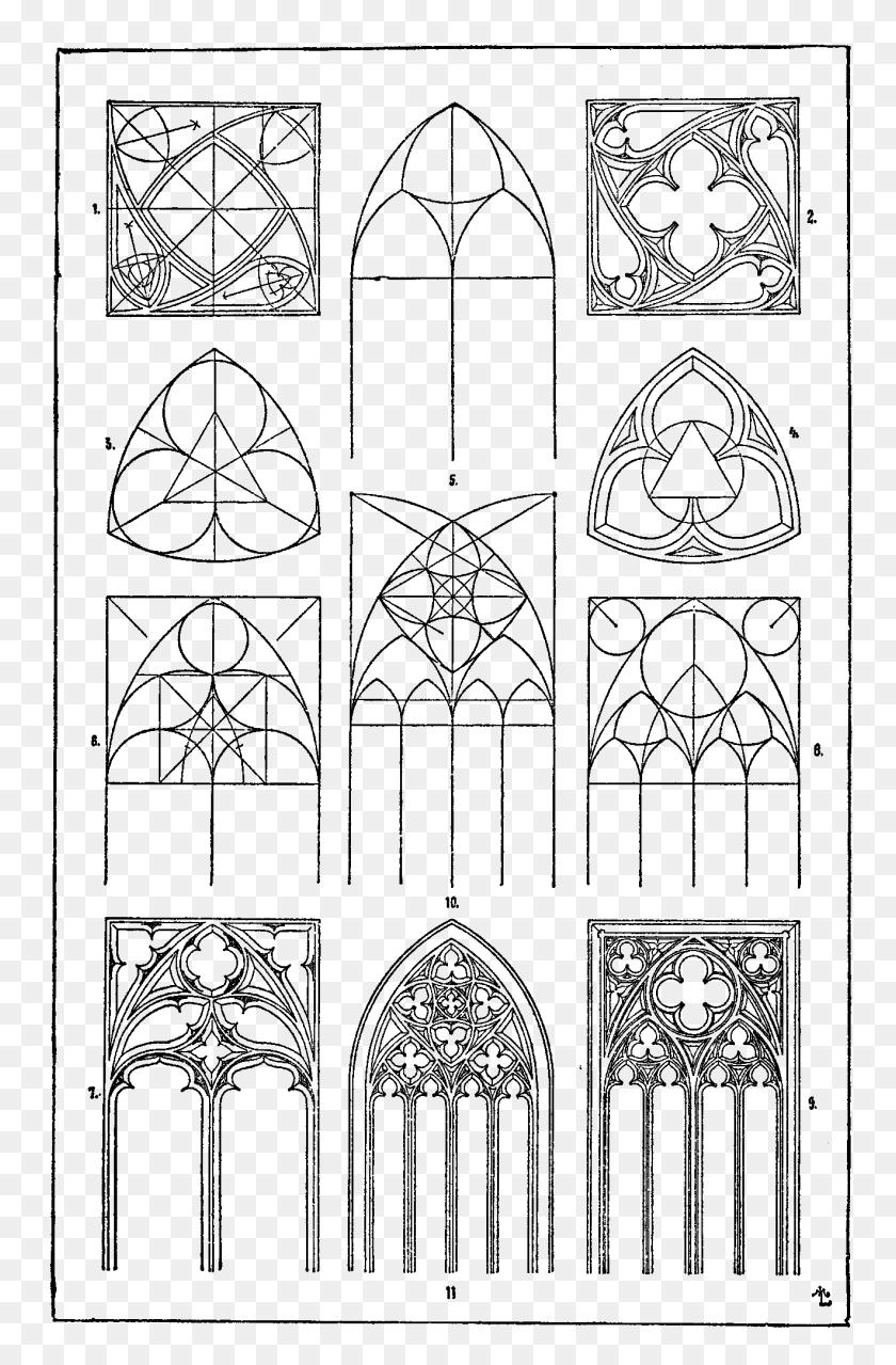 1320x2064 Masswerk Medieval Easy Gothic Art, Patrón, Arquitectura, Edificio Hd Png