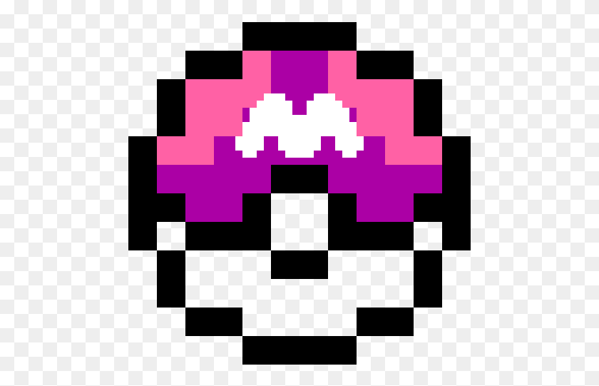 481x481 Descargar Png / Master Ball Pokeball Pixel Art, Primeros Auxilios, Pac Man Hd Png