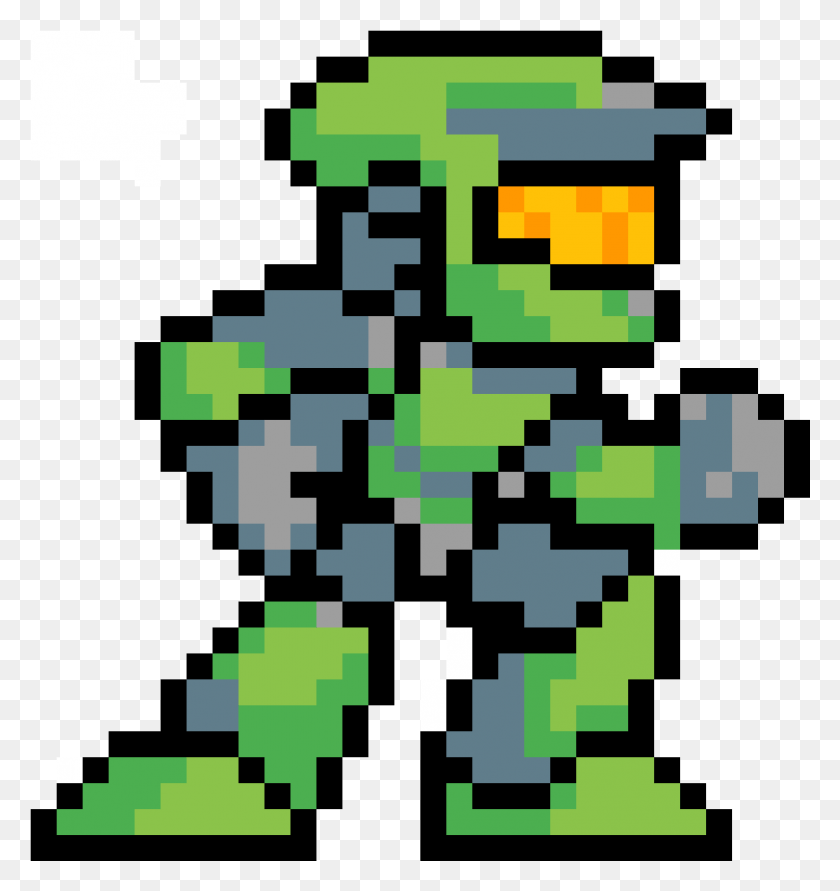 1111x1185 Master Chief 16 Bit Master Chief, Alfombra, Gráficos Hd Png