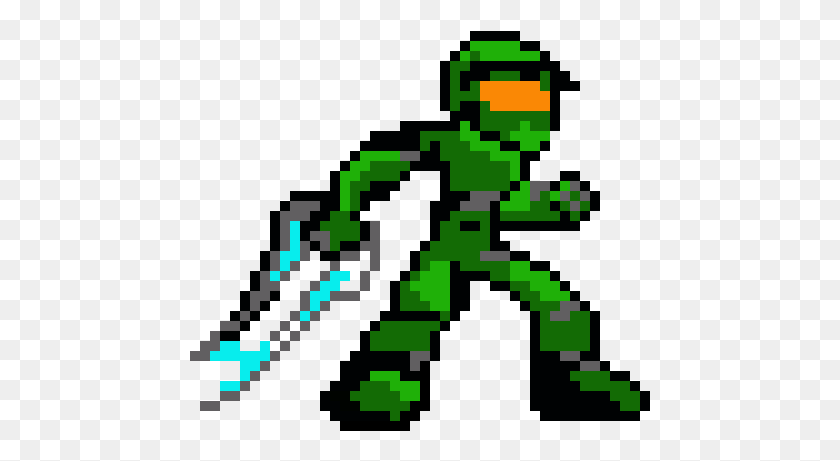 461x401 Master Chief Master Chief 8 Bit, Text, Rug, Minecraft HD PNG Download