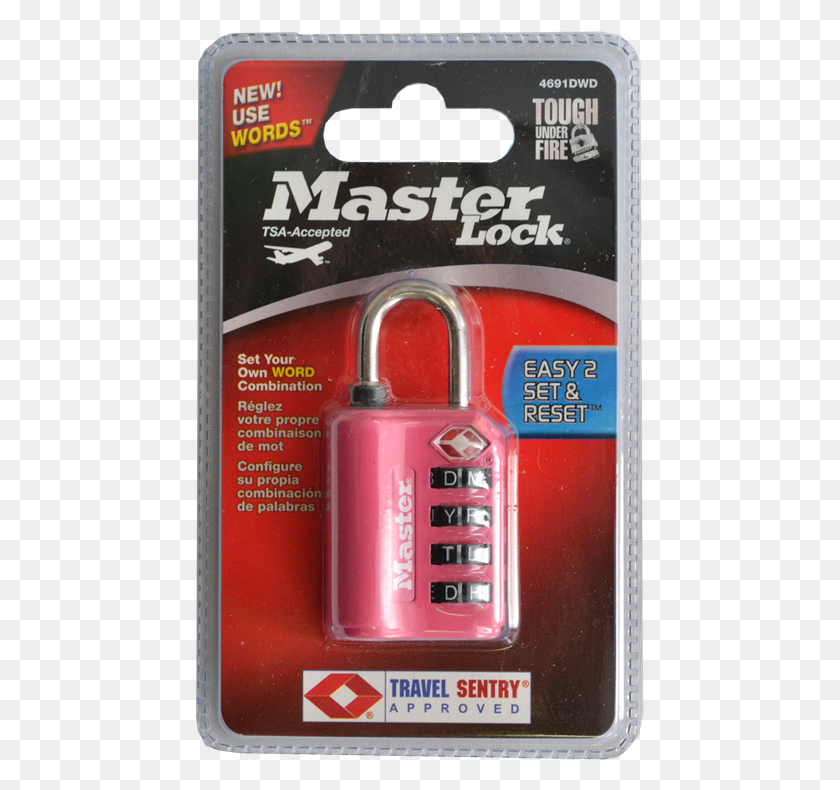 449x730 Master Lock Word Combination Lock Tsa 4 Master Lock, Combination Lock, Gas Pump, Pump HD PNG Download