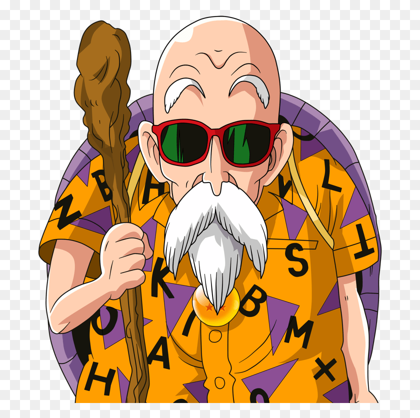 689x776 Master Roshi, Sunglasses, Accessories, Accessory HD PNG Download