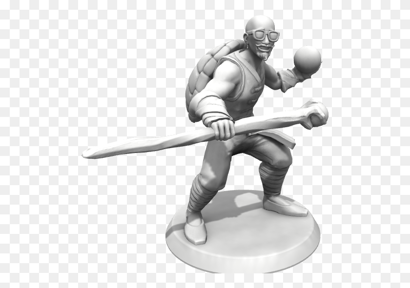 507x531 Master Roshi Figurine, Person, Human, People HD PNG Download