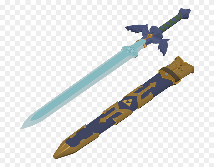 687x596 Master Sword, Weapon, Weaponry, Spear HD PNG Download