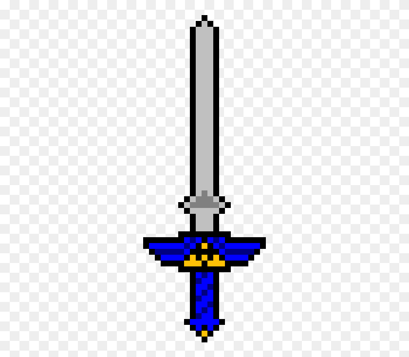 253x673 Master Sword Cross, Symbol, Metropolis, City HD PNG Download