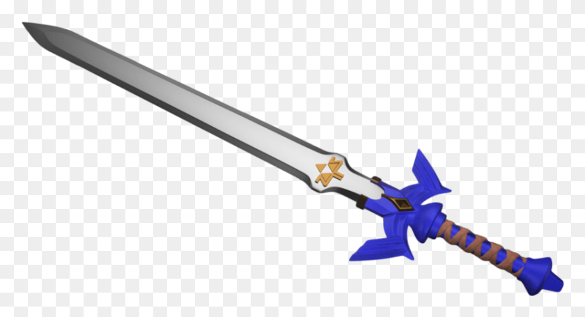 831x421 Master Sword Transparent Sword, Weapon, Weaponry, Blade HD PNG Download