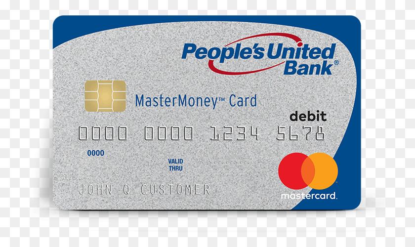 721x440 Mastercard Дебетовая Карта Peoples United Bank, Текст, Кредитная Карта, Визитная Карточка Hd Png Скачать