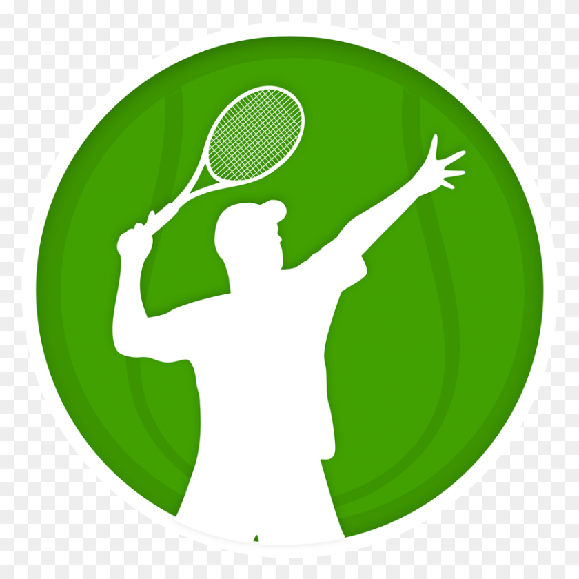 833x833 Теннисный Клуб, Теннисный Корт, Ракетка, Теннисный Мяч, Мяч Png Скачать