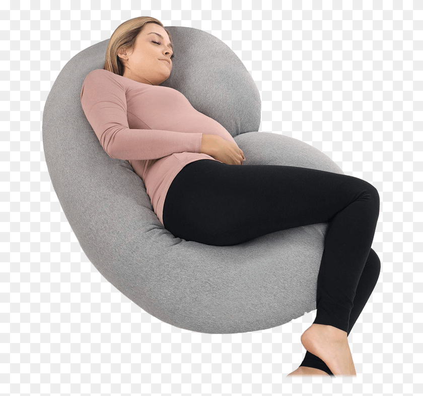 675x725 Maternity Pillow, Furniture, Clothing, Apparel HD PNG Download