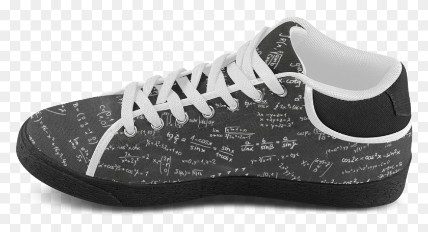 901x458 Math Formulas And Numbers Women39s Chukka Canvas Shoes Monet Art Shoes, Shoe, Footwear, Clothing HD PNG Download