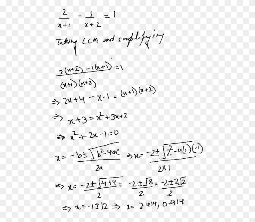500x672 Math Homework Help Tumblr Quadratic Equation Handwritten, Gray, World Of Warcraft HD PNG Download