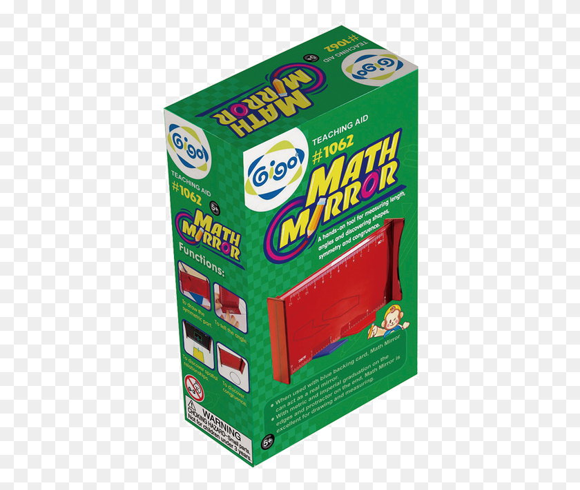 377x651 Math Mirror With Colorful Box Math Mirror, Person, Human, Carton HD PNG Download