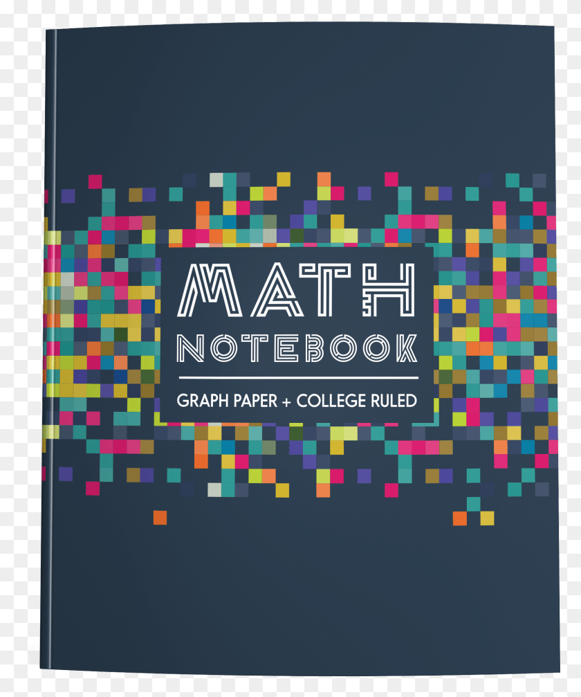 1647x2000 Math Notebook With Half Graph Paper Half College Ruled Graphic Design, Poster, Advertisement, Pac Man HD PNG Download