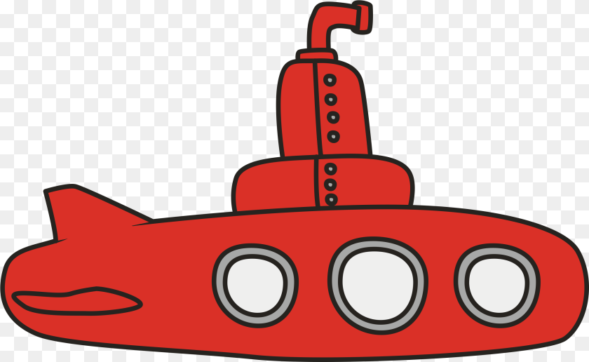 2806x1723 Maths Simpsons Fish And Red Submarine Clipart, Dynamite, Weapon, Transportation, Vehicle Sticker PNG