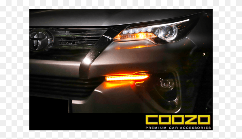 637x425 Matrix Drl Led For Toyota Fortuner Drl Fortuner 2017, Light, Headlight, Car HD PNG Download