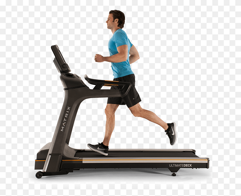 689x623 Matrix T75 Treadmill With Xer Console Matrix, Person, Human, Working Out HD PNG Download