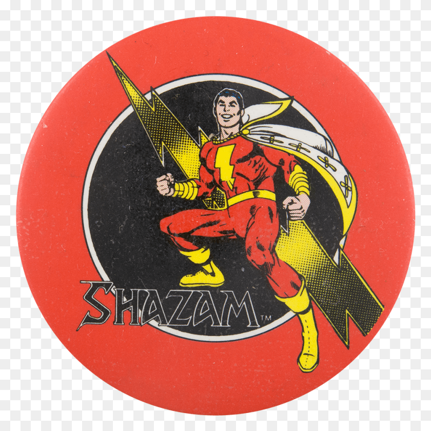 931x931 Mattel Dc Superheroes Retro Shazam Action Figure Cartoon, Logo, Symbol, Trademark HD PNG Download