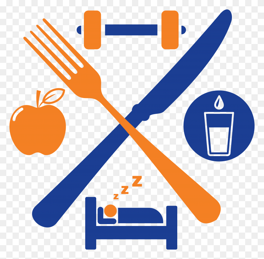 7546x7398 Mau Has Recently Launched Its Annual Wellness Challenge, Fork, Cutlery, Team Sport HD PNG Download