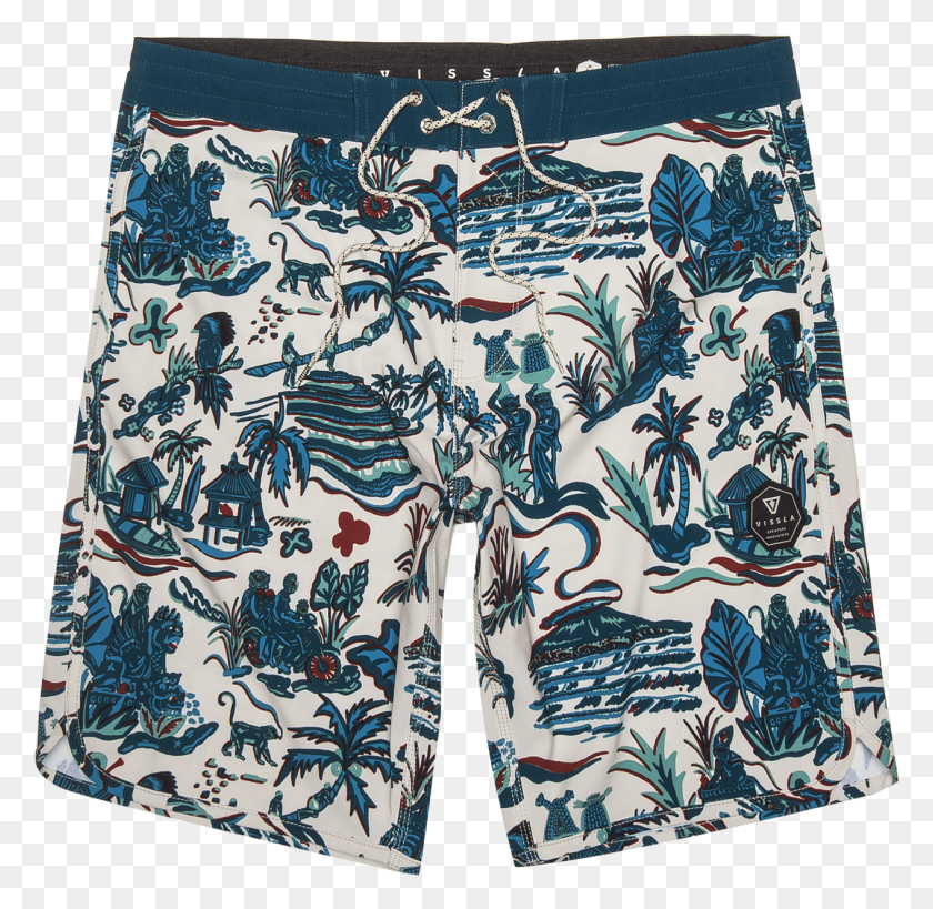 1265x1231 Maui Blue 59 Boardshorts, Shorts, Ropa, Vestimenta Hd Png