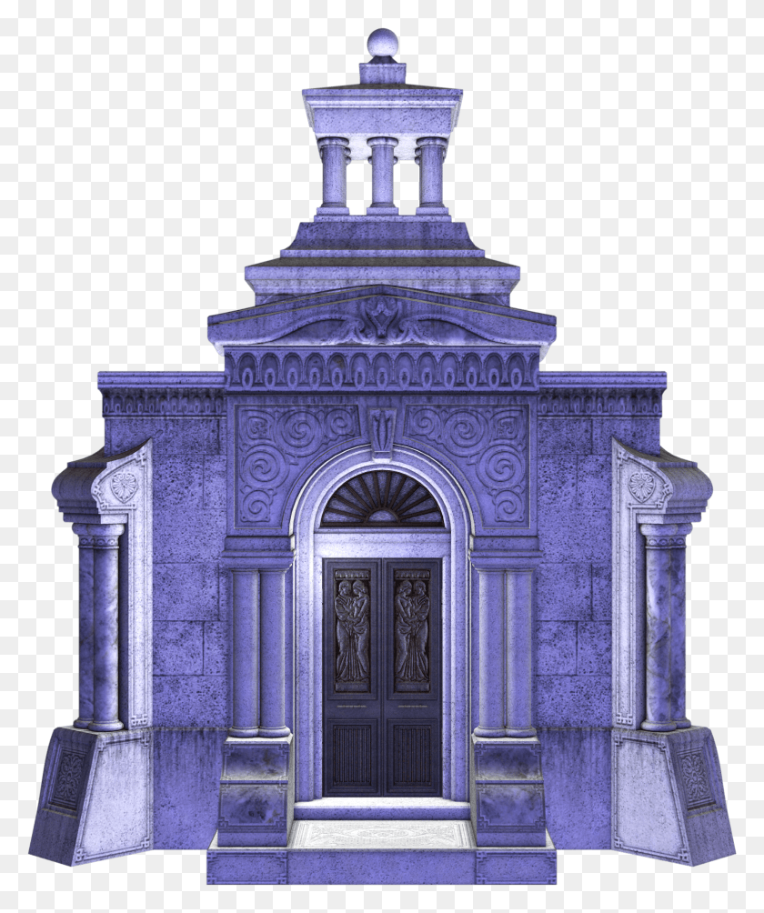 1555x1882 Mausoleum Stock Image Halloween Horror Goth Mausoleum, Monument, Door, Architecture HD PNG Download