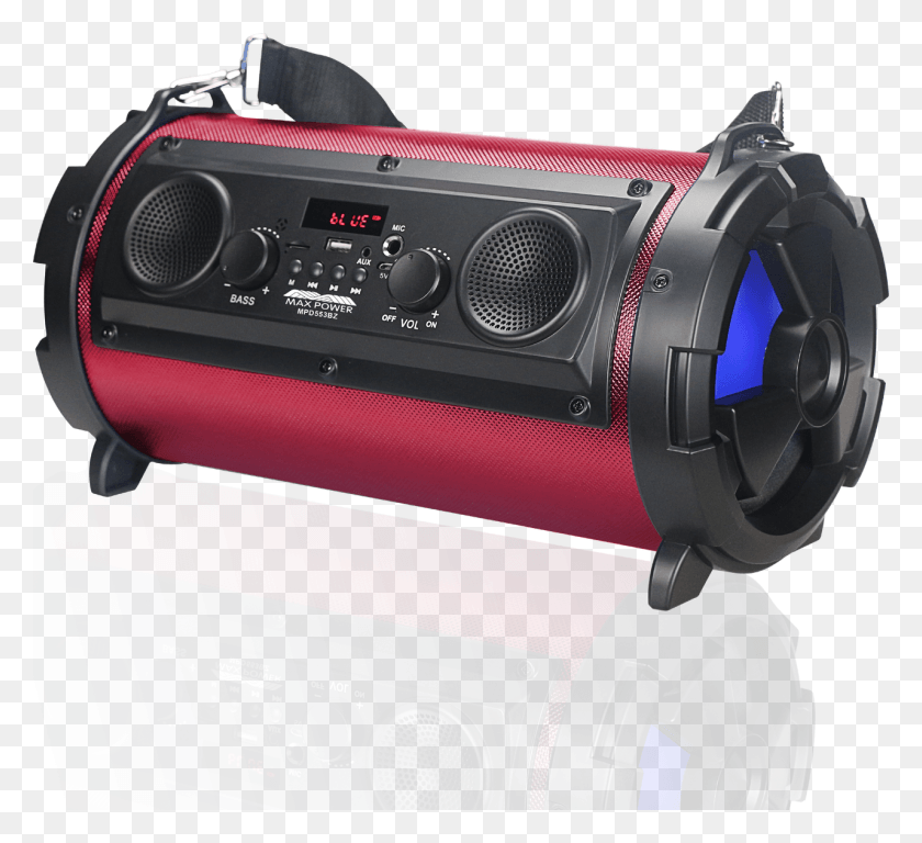 1280x1163 Max Power 553bzbazooka Speaker Red Subwoofer, Camera, Electronics, Stereo HD PNG Download