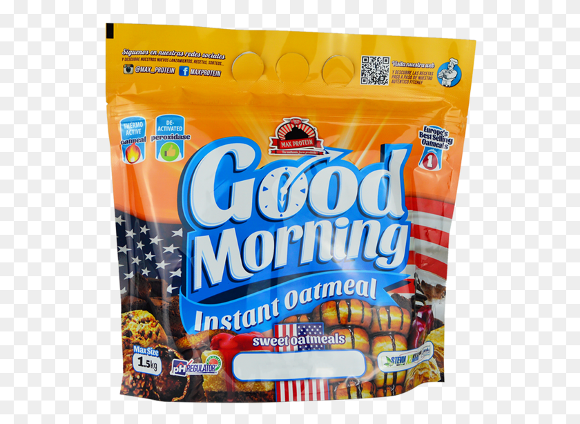 542x554 Max Protein Good Morning Instant Oatmeal 15 Kg Snack, Food, Candy, Sweets HD PNG Download
