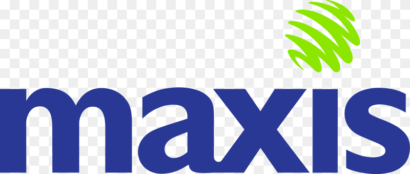 2203x937 Maxis Malaysia Logo Transparent PNG