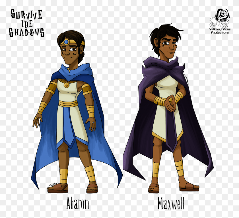 3321x3000 Maxwell And Aharon Cartoon, Clothing, Apparel, Costume HD PNG Download