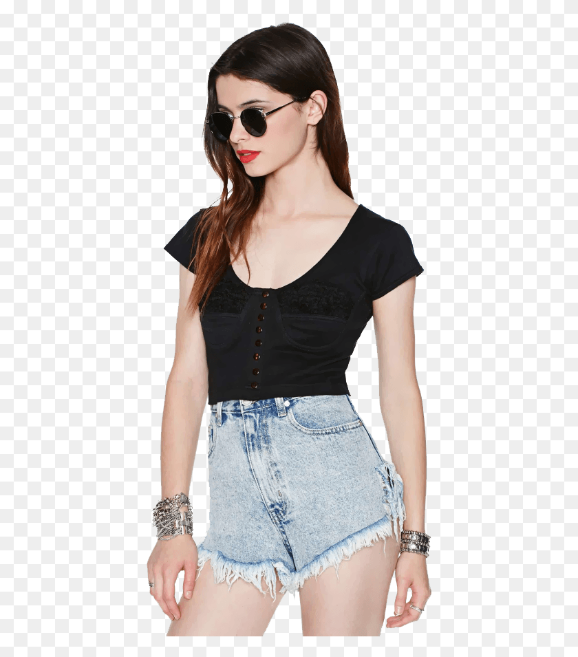 416x895 May 05 Transparent Model, Clothing, Apparel, Sunglasses HD PNG Download