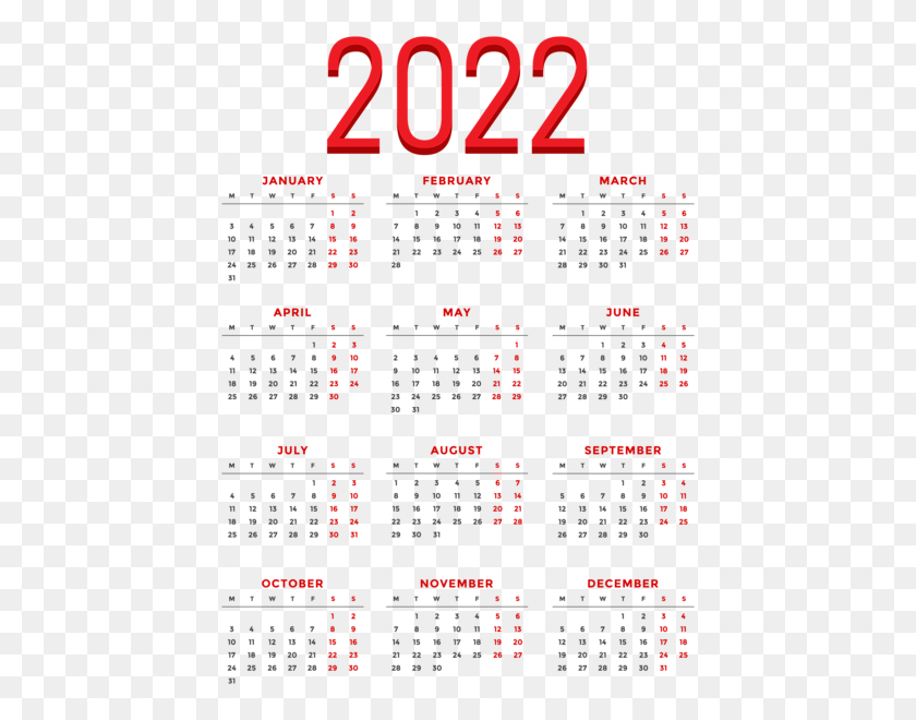440x600 May 2022 Calendar HD PNG Download
