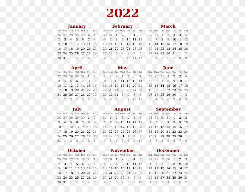 600x600 May 2022 Calendar HD PNG Download