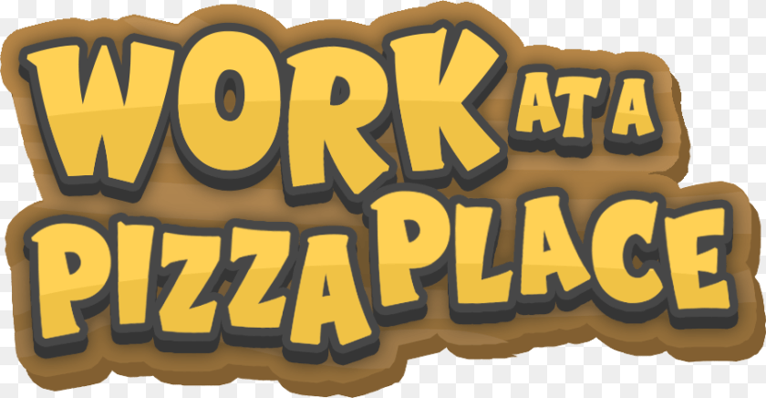 May Work At A Pizza Place Roblox Logo, Text, Bulldozer, Machine Sticker PNG