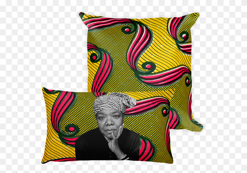563x528 Maya Angelou Throw Pillow Cushion, Person, Human HD PNG Download