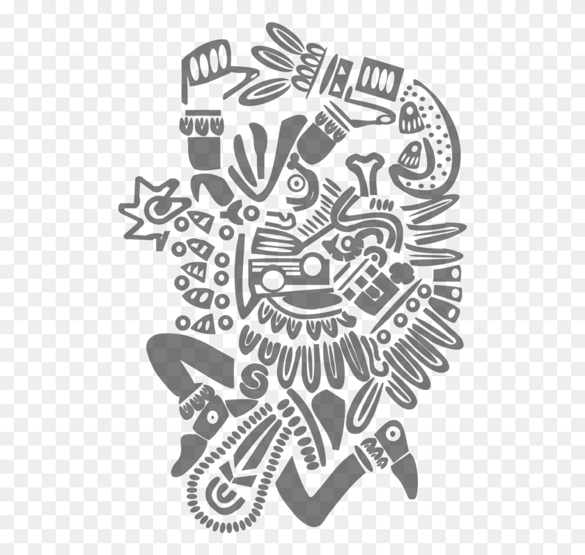 503x737 Цивилизация Майя Кецалькоатль Пернатый Змей Ацтек Когуис, Серый, Мир Варкрафта Png Скачать