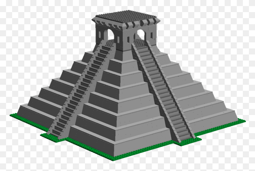 1016x659 Maya Pyramid, Architecture, Building, Staircase HD PNG Download