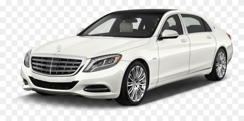 1853x854 Maybach Clipart Maybach Mercedes Benz S Class White, Sedan, Car, Vehicle HD PNG Download