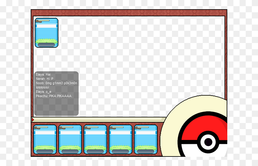 640x480 Maybe The Chat Dialogue Could Show On A Semi Transparent Pokemon Game Dialog Box Sprite, Text, Mobile Phone, Phone HD PNG Download