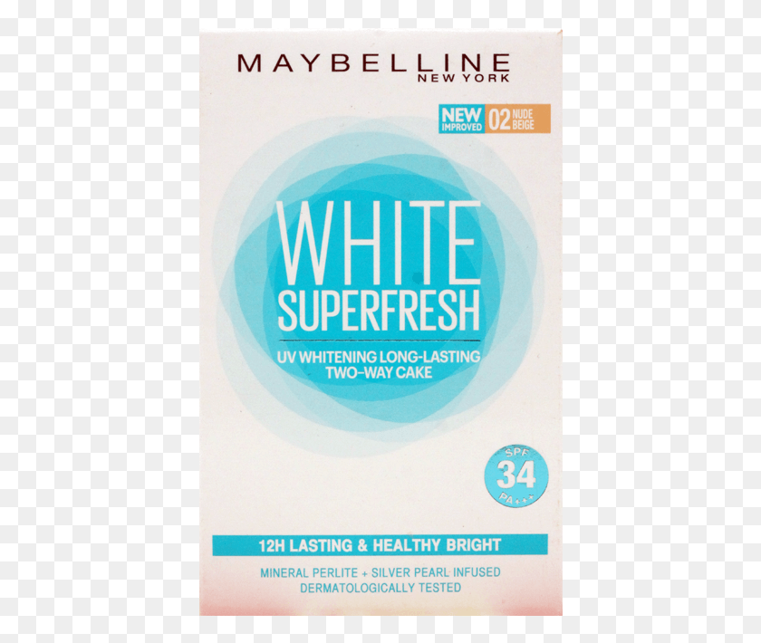 402x650 Maybelline White Superfresh Two Way Cake Nude Baige Maybelline White Superfresh Powder Price In Pakistan, Advertisement, Poster, Flyer HD PNG Download