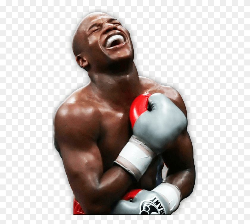 489x693 Mayweather Wins Floyd Mayweather Vs Ricky Hatton, Person, Human, Boxing HD PNG Download