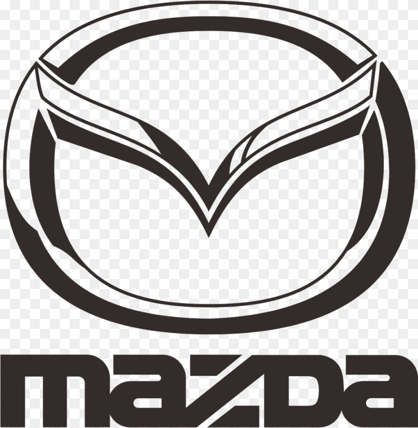 1025x1048 Mazda Logo Logo De Mazda, Emblem, Symbol PNG