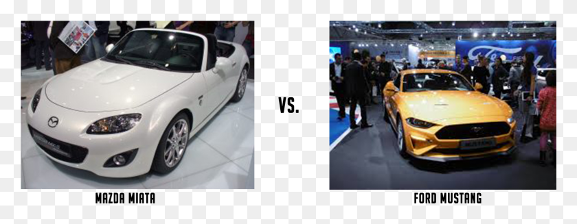 1822x626 Mazda Miata Vs Ford Mustang Which Is Better Auto Show, Car, Vehicle, Transportation HD PNG Download