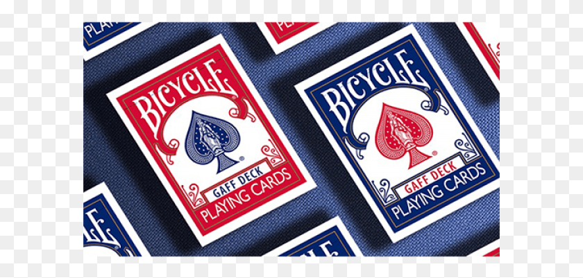 601x341 Mazzo Di Carte Bicycle Gaff Rider Back Playing Cards Bicycle Playing Cards, Label, Text, Beverage HD PNG Download