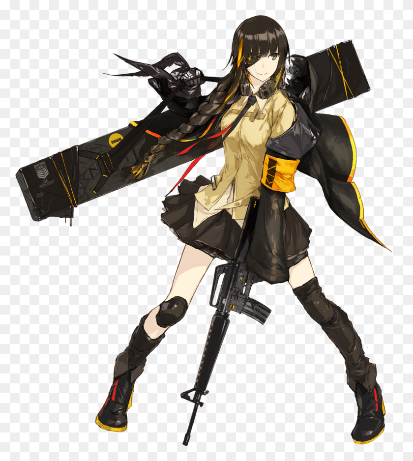1184x1333 Mb M16A1 Girls Frontline, Persona, Humanos, Samurai Hd Png