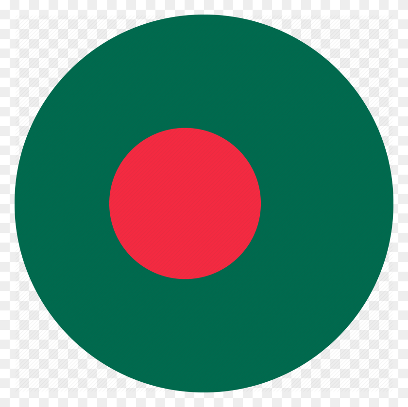 2000x2000 Mbbs In Armenia Round Bangladesh Flag Icon, Symbol, Number, Text HD PNG Download