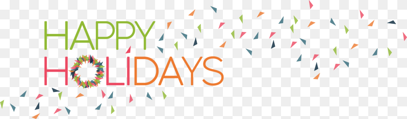 Mc Holiday Header Graphic Design, Paper, Confetti Sticker PNG