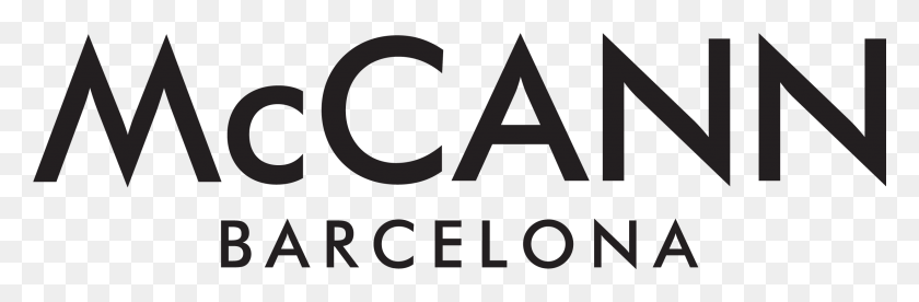 2487x691 Descargar Png Mccann Barcelona Mccann Truth Central Logo, Texto, Alfabeto, Símbolo Hd Png