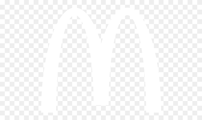502x439 Mcdonalds Logo White White Mcdonalds Logo, Symbol, Trademark, Badge HD PNG Download