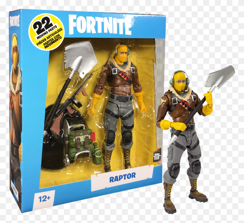 1200x1090 Mcf Fortnite Raptor Action Figure Mcfarlane Toys Popcultcha Fortnite Action Figures Mcfarlane Toys, Person, Human, Clothing HD PNG Download