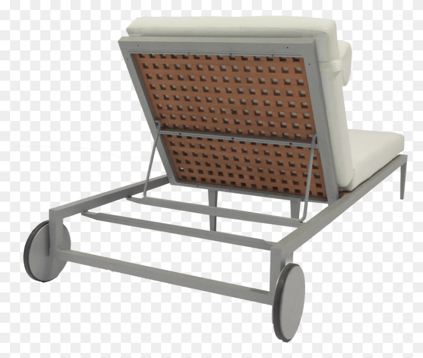 1101x918 Mcguire Archetype Chaise Lounge Cart, Furniture, Shopping Cart, Chair HD PNG Download